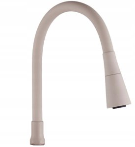 Invena dwufunkcyjna elastyczna wylewka do baterii Plus, beżowy SC-B1-224-L 4