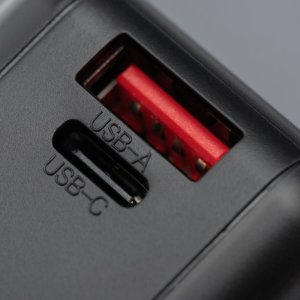 Wielofunkcyjna ładowarka Forcell F-Energy 6w1 USB A + USB C PD 45W + power bank 15000 mAh + ładowanie bezprzewodowe 15W czarna 6