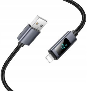 Kabel USB Hoco USB-A - Lightning 1 m Czarny 4