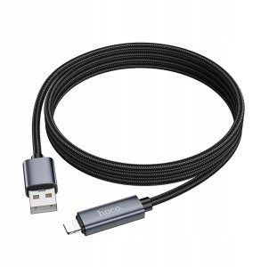 Kabel USB Hoco USB-A - Lightning 1 m Czarny 5