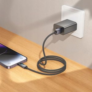 Kabel USB Hoco USB-A - Lightning 1 m Czarny 7