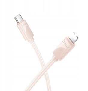 Kabel USB C do Lightning Hoco PD 27W 1 m X114 różowy 1