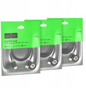 Kabel Hoco HDMI - HDMI 1 m czarny (US08 1m) 9