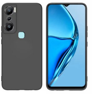 Etui matowe TPU do Infinix Hot 20i, czarne 1