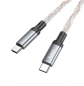 Kabel USB Hoco USB-C - USB-C 1 m Szary 4
