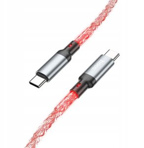 Kabel USB Hoco USB-C - USB-C 1 m Szary 5