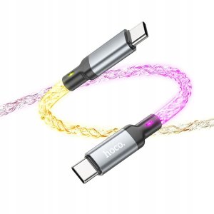 Kabel USB Hoco USB-C - USB-C 1 m Szary 6