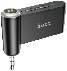 Odbiornik AUX bluetooth Hoco Jack 3,5 mm E58 czarny 2
