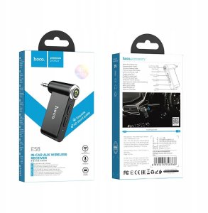 Odbiornik AUX bluetooth Hoco Jack 3,5 mm E58 czarny 7