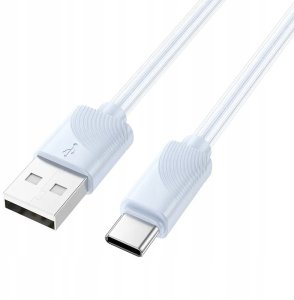 Kabel USB A do USB C Hoco 3A 1 m X114 niebieski 2