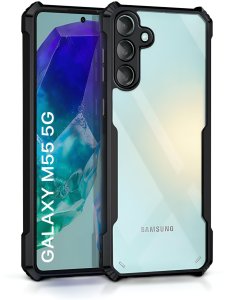 Etui pancerne Supero Corner-X do Samsung Galaxy M55, czarne 1