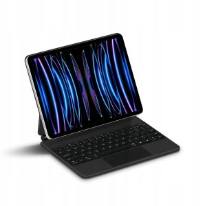 Magnetyczne etui z klawiaturą Supero do iPad Pro 13 2024, czarne 1