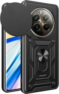 Etui pancerne Supero Camshield Ring do Realme 12 Plus 5G, czarne 1