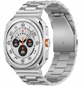 Pasek metalowy TripleLink do Galaxy Watch Ultra 47mm, srebrny 1