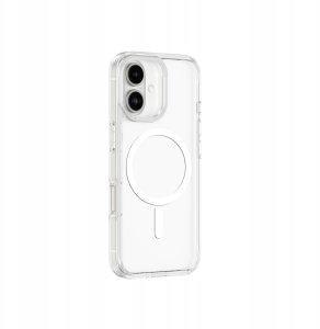 Etui silikonowe AMAZINGTHING Minimal Mag Case z pierścieniem magnetycznym do iPhone 16 - przezroczyste 2