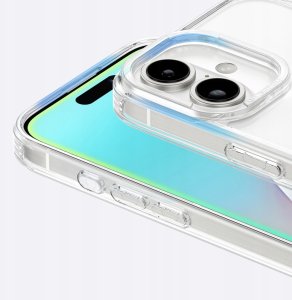 Etui silikonowe AMAZINGTHING Minimal Mag Case z pierścieniem magnetycznym do iPhone 16 - przezroczyste 6