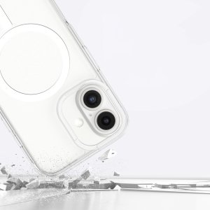 Etui silikonowe AMAZINGTHING Minimal Mag Case z pierścieniem magnetycznym do iPhone 16 - przezroczyste 8