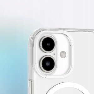 Etui silikonowe AMAZINGTHING Minimal Mag Case z pierścieniem magnetycznym do iPhone 16 - przezroczyste 10