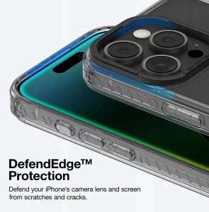 Etui silikonowe AMAZINGTHING Titan Pro Mag Case z pierścieniem magnetycznym do iPhone 16 Pro Max - czarne 6