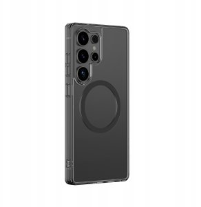Etui silikonowe AMAZINGTHING Minimal Mag Case z pierścieniem magnetycznym do Samsung Galaxy S25 Ultra - czarne 1