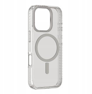 Etui silikonowe AMAZINGTHING Titan Pro Mag Case z pierścieniem magnetycznym do iPhone 16 Pro Max - szare 4