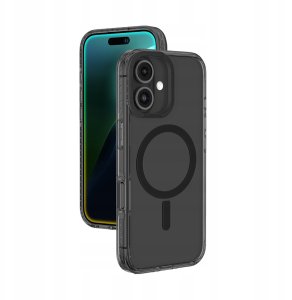 Etui silikonowe AMAZINGTHING Titan Pro Mag Case z pierścieniem magnetycznym do iPhone 16 Plus - czarne 1