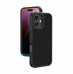 Etui pancerne AMAZINGTHING Titan Max Case z włóknami aramidowymi 1500D do iPhone 16 - czarne 1