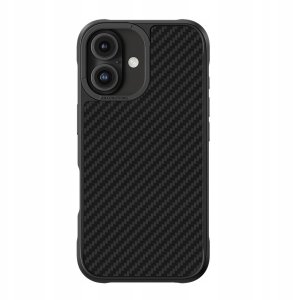 Etui pancerne AMAZINGTHING Titan Max Case z włóknami aramidowymi 1500D do iPhone 16 - czarne 2