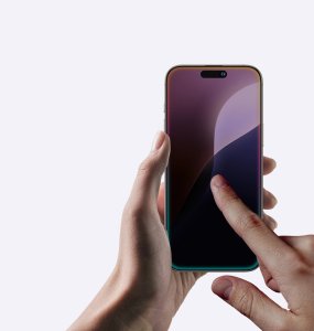 Szkło hartowane AMAZINGTHING Titan Privacy Glass prywatyzujące do iPhone 16 Pro Max 8