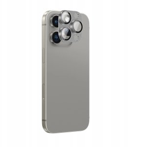 Szkło hartowane AMAZINGTHING Aviation-Grade Alloy Lens na wyspę aparatu do iPhone 16 Pro / 16 Pro Max - szare 1
