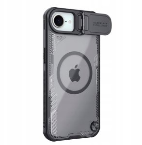 Etui Nillkin Iceblade Prop Magnetic z osłoną obiektywu i podstawką na iPhone 16e - czarne 4