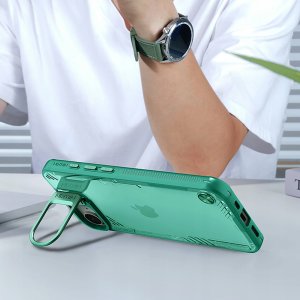 Nillkin Etui Iceblade Prop z podstawką na iPhone 16e - zielone 8