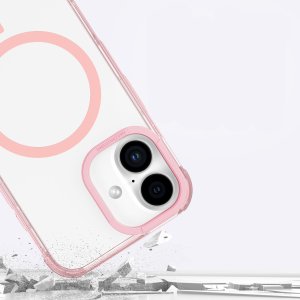 Etui silikonowe AMAZINGTHING Omni Mag Case do iPhone 16 Plus - ciemnoróżowe 8