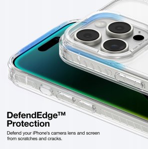 Etui silikonowe AMAZINGTHING Titan Pro Mag Case z pierścieniem magnetycznym do iPhone 16 Pro - przezroczyste 6