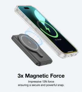Etui silikonowe AMAZINGTHING Titan Pro Mag Case z pierścieniem magnetycznym do iPhone 16 Pro - przezroczyste 10