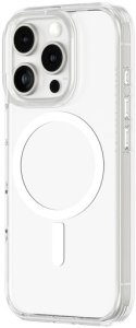Etui silikonowe AMAZINGTHING Minimal Mag Case z pierścieniem magnetycznym do iPhone 16 Pro - przezroczyste 1