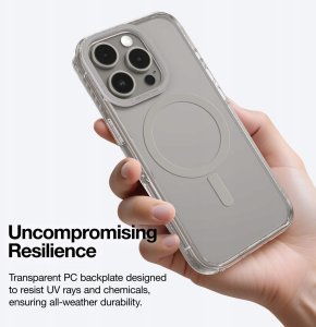 Etui silikonowe AMAZINGTHING Titan Pro Mag Case z pierścieniem magnetycznym do iPhone 16 Pro - szare 5
