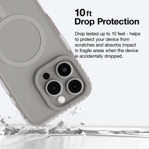 Etui silikonowe AMAZINGTHING Titan Pro Mag Case z pierścieniem magnetycznym do iPhone 16 Pro - szare 8