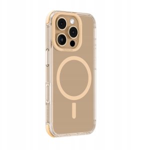 Etui silikonowe AMAZINGTHING Omni Mag Case do iPhone 16 Pro Max - różowe złoto 2
