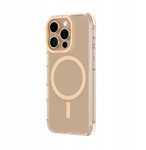 Etui silikonowe AMAZINGTHING Omni Mag Case do iPhone 16 Pro Max - różowe złoto 3