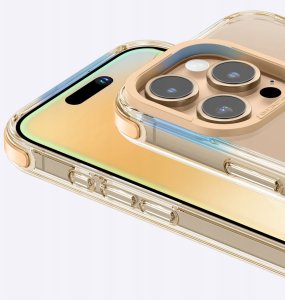 Etui silikonowe AMAZINGTHING Omni Mag Case do iPhone 16 Pro Max - różowe złoto 6