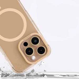 Etui silikonowe AMAZINGTHING Omni Mag Case do iPhone 16 Pro Max - różowe złoto 9