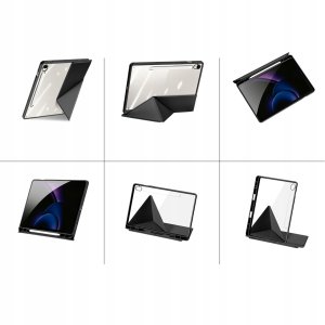 Etui na tablet Dux Ducis Etui Magi z uchwytem na rysik na Samsung Galaxy Tab S10 FE/S9/S9 FE - czarne 5