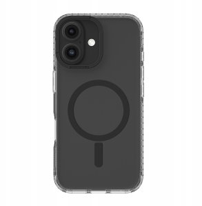 Etui silikonowe AMAZINGTHING Titan Pro Mag Case z pierścieniem magnetycznym do iPhone 16 - czarne 2