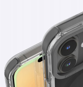 Etui silikonowe AMAZINGTHING Omni Mag Case do iPhone 16 Plus - czarne 9