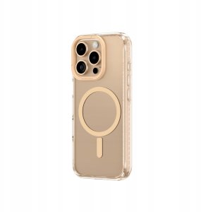 Etui silikonowe AMAZINGTHING Titan Pro Mag Case z pierścieniem magnetycznym do iPhone 16 Pro Max - różowe złoto 4