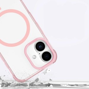 Etui silikonowe AMAZINGTHING Omni Mag Case do iPhone 16 - ciemnoróżowe 9