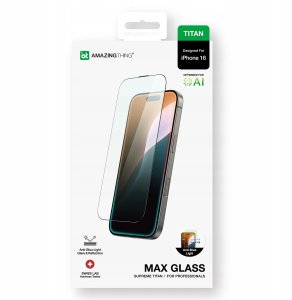 Szkło hartowane AMAZINGTHING Titan Max Tempered Glass do iPhone 16 12
