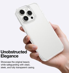 Etui silikonowe AMAZINGTHING Minimal Case do iPhone 16 Pro - przezroczyste 5