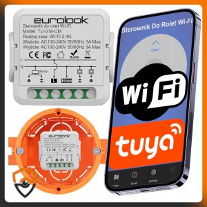 MODUŁ STEROWNIK DO ROLET DOPUSZKOWY TUYA SMART LIFE MINI WYMIARY PROCENTOWY [EUROLOOK TU-018-CM] 2
